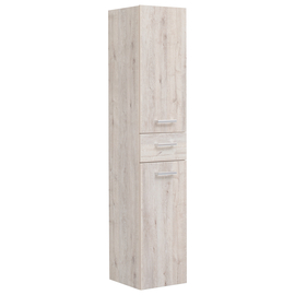 Пенал Dreja, 35 см, 2 дверцы, 1 ящик, 4 стеклянные полки, дуб кантри, 77.0304D - фото, отзывы, цена